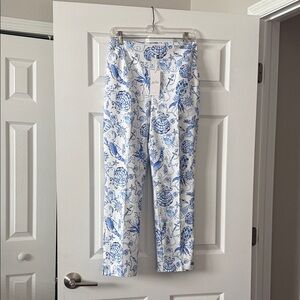 Lilly Pulitzer Nautical Blue and White Pants